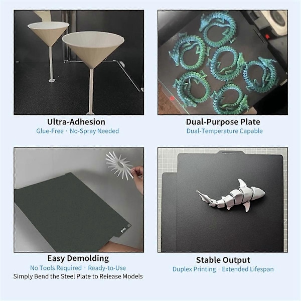 CryoNix Oppgradert Byggeplate for H2D 3D-printere