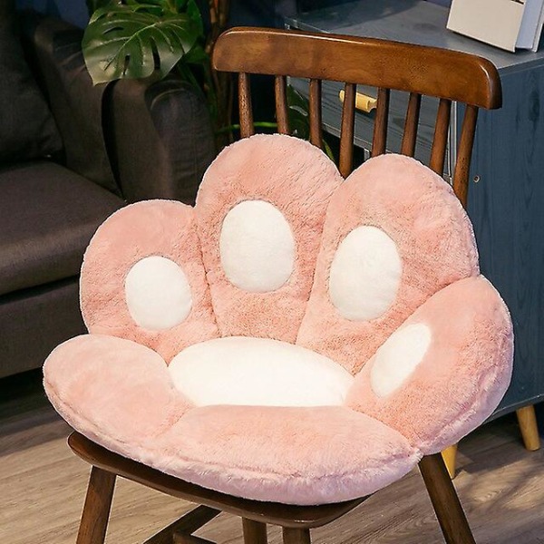 2 kokoa karhu ja kissan tassu tyyny Eläimen istuintyyny täytetty pehmo Pink 80x70cm