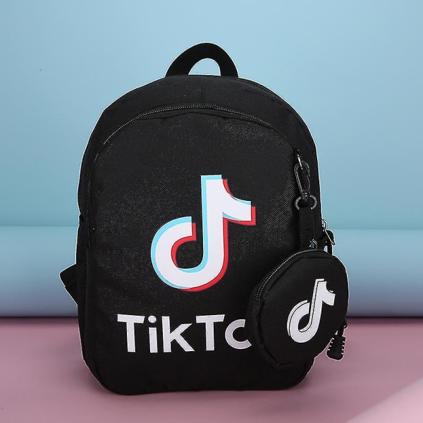 Tik Tok -reppu, sarjakuvahahmoinen reppu, koululaukku pojille ja tytöille lapsille Style 1