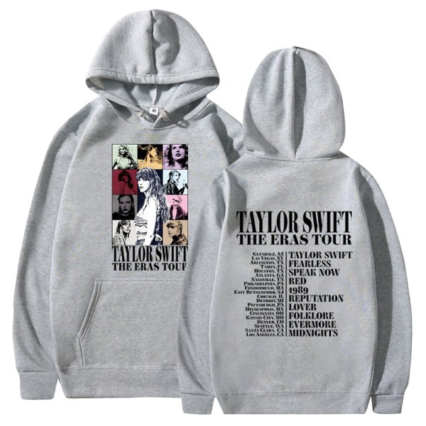 Taylor Swift perifer hættetrøje 3D-printet Taylor Swift unisex sweatshirt XS