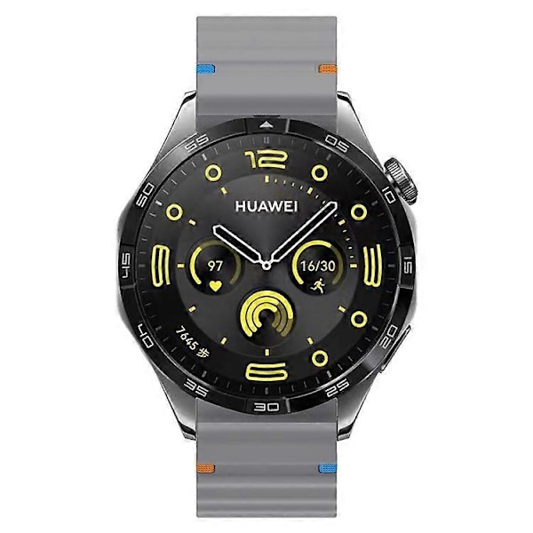 22mm silikoniranneke yhteensopiva Xiaomi Watch S4 Sport / Redmi Watch 5 Active Wave Design -älykellon rannekkeen kanssa Grey