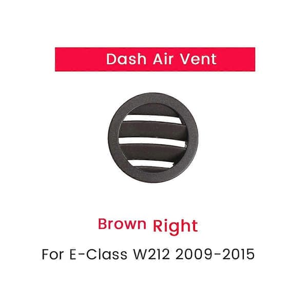 Höger Brun Sidoluftutsläpp AC Ventilationsgaller Panel Skydd för E-Klass W212 E300 2009-2015
