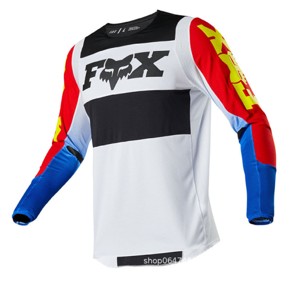 Sommer mountainbike tøj hurtigtørrende åndbar langærmet T-shirt style 1 M