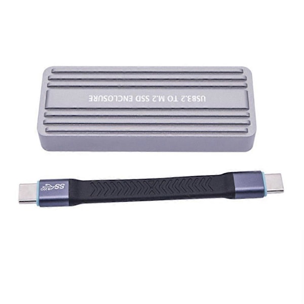 M.2 NVMe NGFF SSD Kabinett USB 3.2 GEN 2 til M.2 SSD 20Gbps Solid State Drive M.2 Veske Boks for 2230