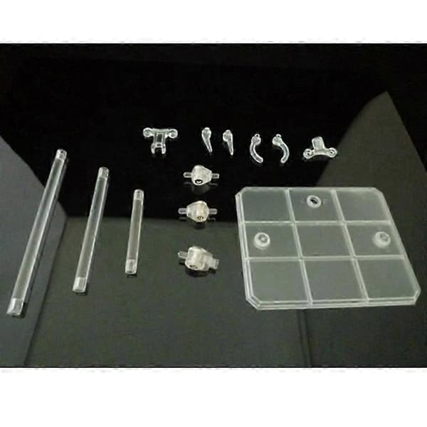 Justerbart Actionfigur Stativ med Holderbeslag til Samlermodel Udstilling, Robust Base