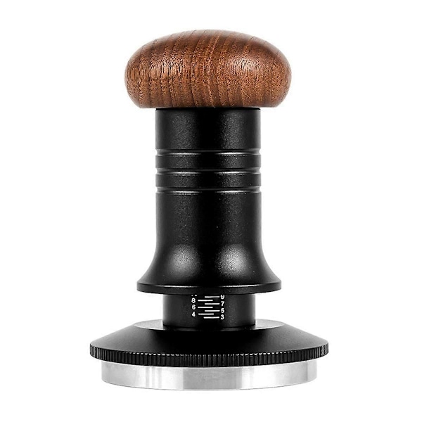 Elastisk Tamper Balanserad Kraft Fyllningspulver Hammare Justerbar Press Kaffe Impact Pulver Hammare 58