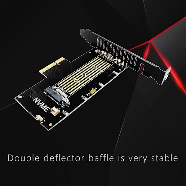 NVMe-sovitinkortti PciEX4 M Key M.2 -laajennus PCIE3.0 -sarjasovitin