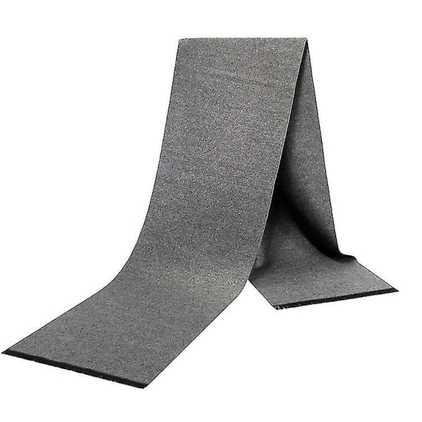 Herre Ensfarget Skjerf Varmt Vintertykt Skjerf light grey