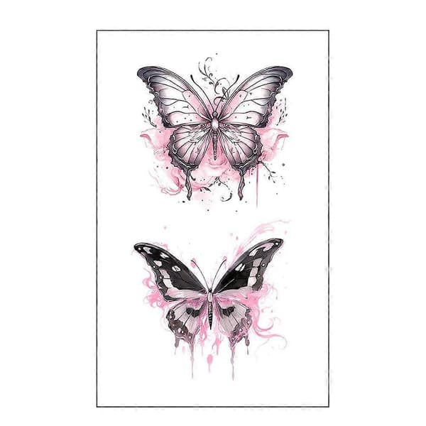 Jedding Colorful Butterfly Tattoo Stickers Advanced Vivid Realism