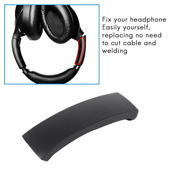 Hodebånd Erstatning for Sony WH-1000XM3 XM3 Trådløse Støyreduserende Over-Ear Hodetelefoner Svart