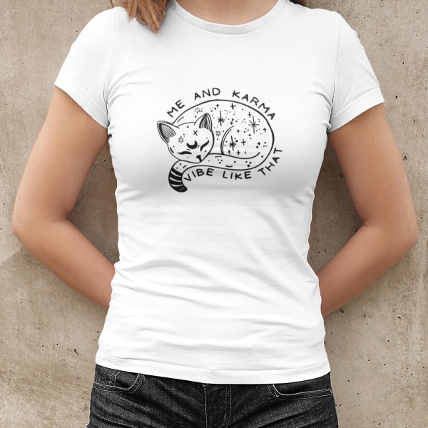 Taylor Swift - Karma Is A Cat - T-skjorte L