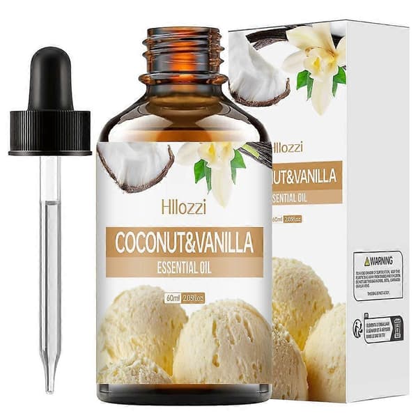 æteriske olier rig & langvarig duft, til aromaterapi essentiel V5H1 coconut&vanilla