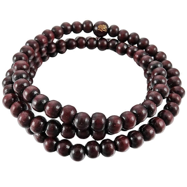 6 mm Puinen Ranneke Tiibetin Buddhalaisen Sandalin Kaulakoru 108 Helmeä Buddhalaisuus Rukoileva Mies, Nainen