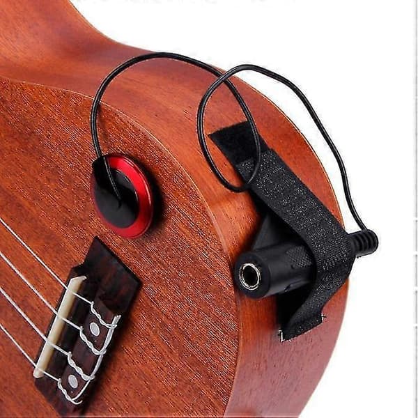 Akustisk Piezo Kontaktmikrofon Pickup för Gitarr Violin Mandolin Ukulele