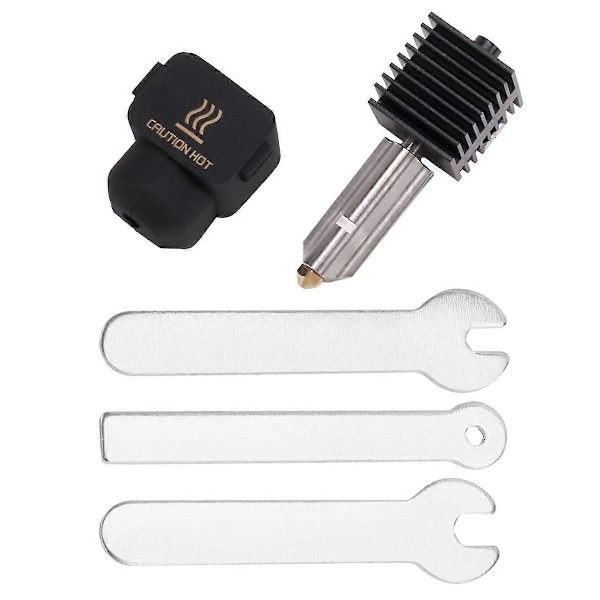 Hotend-sett for A1 Mini Dyse Hot End-montering 0.8MM Herdet Stål Dyse for A1 3D-skriverdel