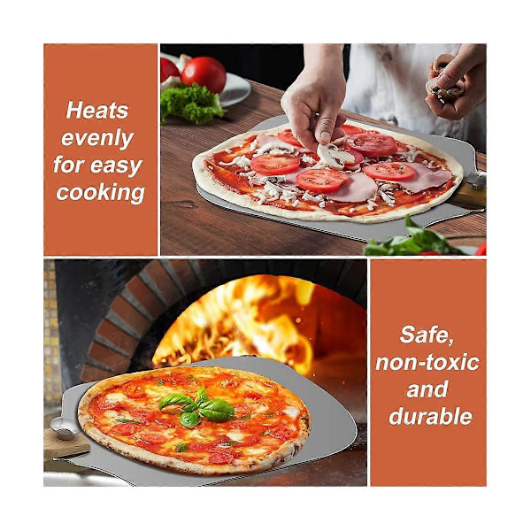 Pizzaspade 30 cm pizzaspade med foldbart træhåndtag nem opbevaring pizzaspade pizza vendespade P