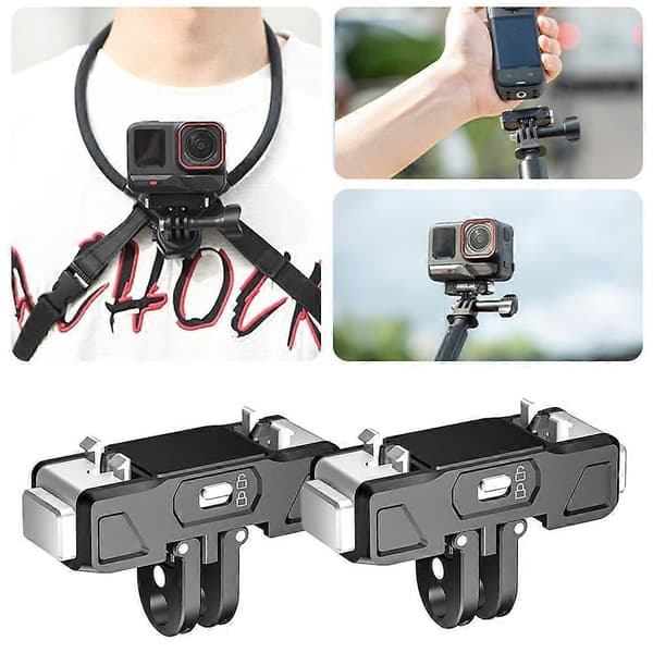 Velegnet til panoramiske kameraer, Action Camera Mount Quick-Release Mount Tilbehør