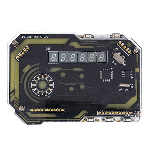 Digital Bordklokke Elektronisk DIY Kit Klokke Lodding Fabrikasjonssett Gaming Skrivebordsornament