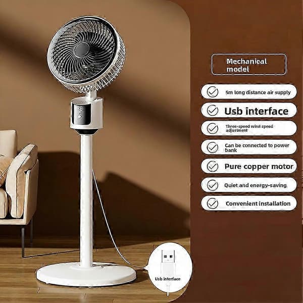 Piedestal Luftcirkulationsventilator 3-trins Elektrisk Ventilator Tårnventilator Stående Ventilator til Soveværelse Kontor