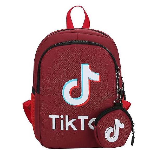 Tik Tok -reppu, sarjakuvahahmoinen reppu, koululaukku pojille ja tytöille lapsille Style 1