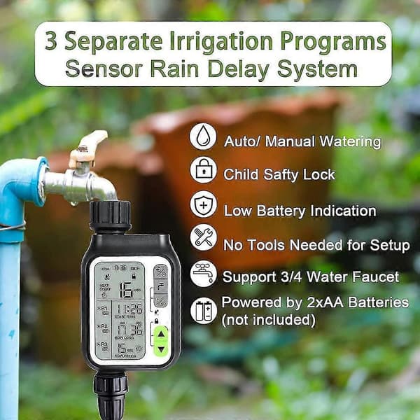 Regnsensor Slangtimer För Trädgård, Gräsmatta KMZ