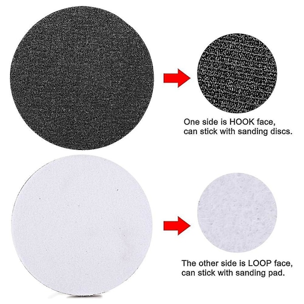 15 cm 3000 4000 5000 7000 10000 Sandpapper Slipskiva, Med Interface Pad, 25 Stycken Torr Och