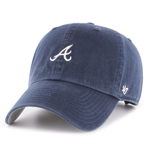 47 Brand Justerbar Kasket - BASE RUNNER Atlanta Braves navy