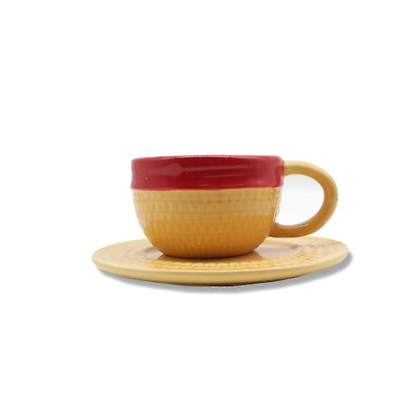 Anime Kaffekopp Monkey D Halmhatt Keramisk Te Mjölk Kopp Kontorskopp Tecknad Vattenkopp