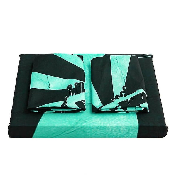 HD Digitaltryckt Påslakan Set Sängkläder Set Tre Delar style7
