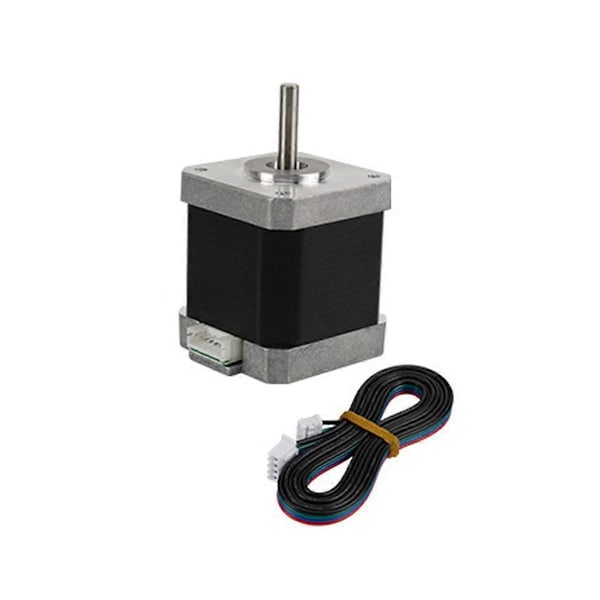 42 Stepper Motor Höjd 48mm Motor med 1000XH2.54 Kablar för 3D-skrivare Extruder - Silver