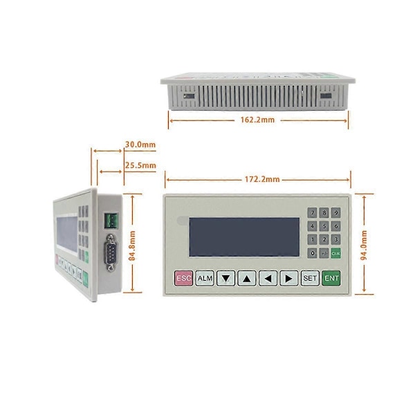 OP320-A MD204L Textdisplay Kompatibel med V8.0 MD204L Stöd 232 485 Kommunikation (OP320-A Grön