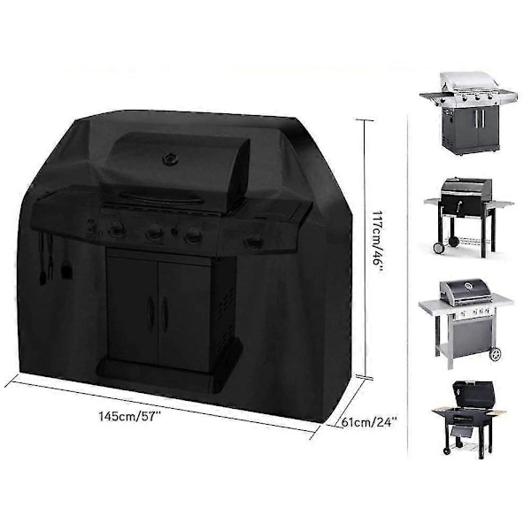 Grillin suojus, säänkestävä grillin suojus, tehokas kaasugrillin suojus, tuulen- ja UV-suojakangas, kaasugrillin suojus