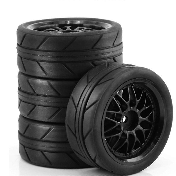1/10 RC Drift Dæk 65mm til On Road Racing Bil Hjul Dæk til TT01 TT02 XV01 XV02 PTG-2, Sort