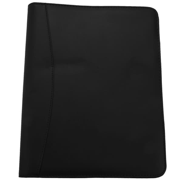 A4 Læder 3 Ring Portfolio Binder Business Binder Padfolio med Notesblok til Interview & Forretning