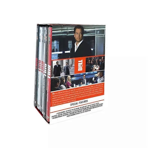 Bull: Koko Sarja Kausi 1-6 DVD 30-Levyn Uusi ja sinetöity