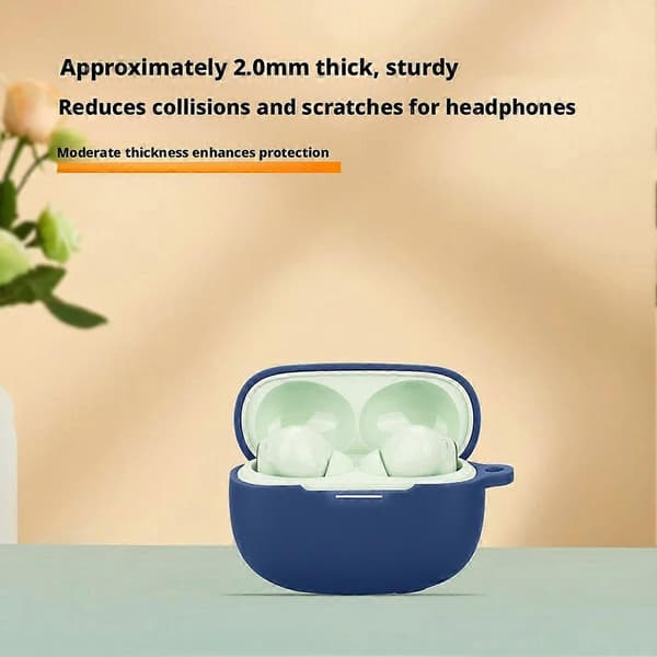For Redmi Buds 8 Pro Silicone Protective Case for Headphones Shockproof Shell matcha