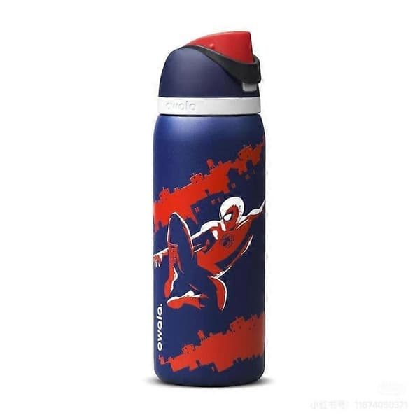 Owala Freesip 24/32oz Vandflaske Rustfrit Stål Blå Spider Man 24oz