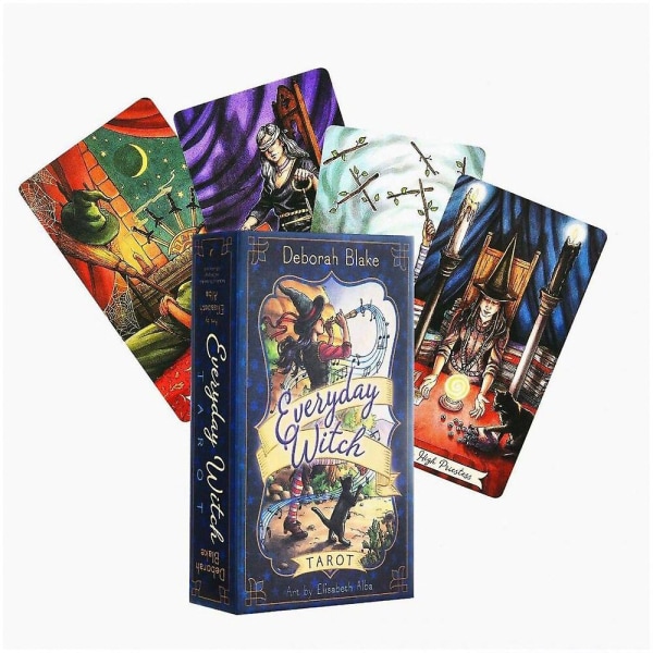 Tarot orakel kort mystisk spådom tegneserier Tarot jente kortspill brettspill engelsk poker Everyday witch