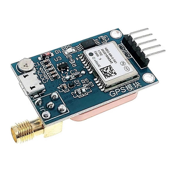 GPS-modul NEO-8M Satellitpositioneringsmodul Utvecklingskort för STM32 C51 51 MCU Mikrokontroller