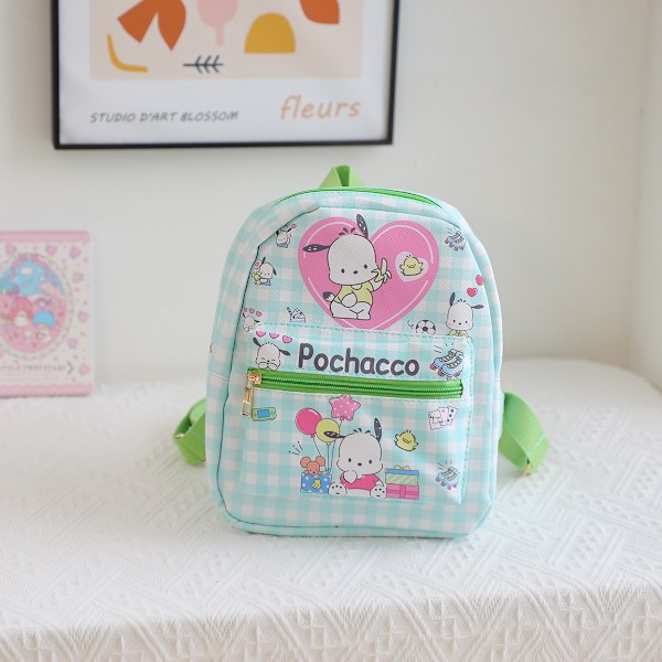 Anime Barnryggsäck Resväska Skolväska Flickor Förskola Skolväska Födelsedagspresent Pochacco