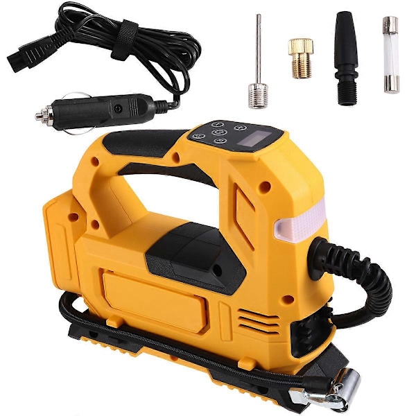 Bærbar luftpumpe til DeWalt 18V 20V batteri, ledningsfri oppustningsværktøj