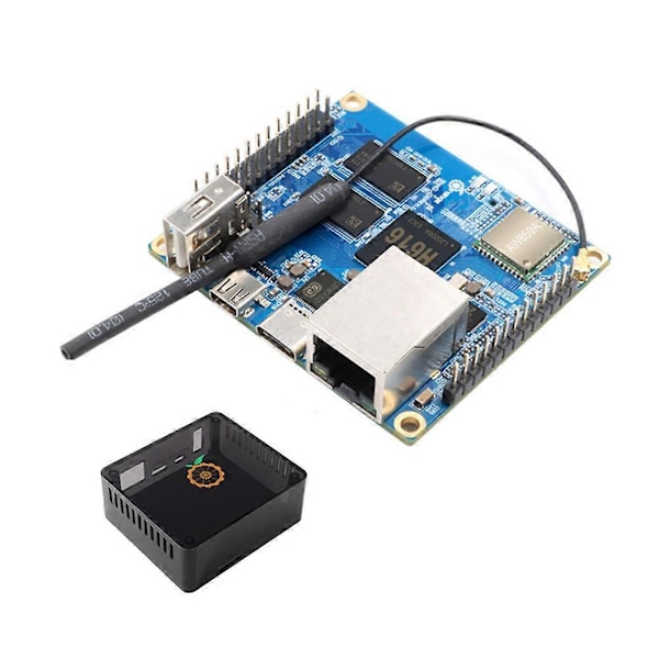 For Zero 2 1GB RAM Allwinner H616 Utvecklingskort med Fodral för Wifi+BT5.0 för Android 10 Debian