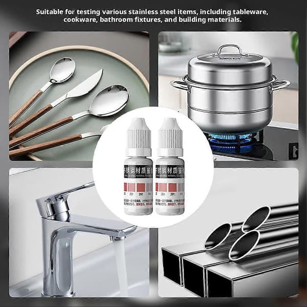 Stainless Steel 304/316 Test Solution - Quality Identification Reagent for Metal Verification 2st
