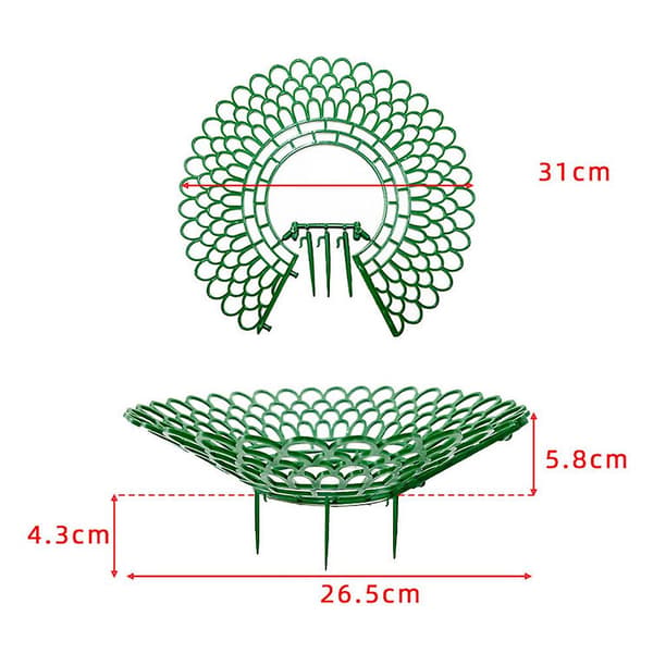 5/10-pack jordgubbsstöd, andningsbart, hållbart växtstöd för trädgårdsbruk 10PCs Large Size