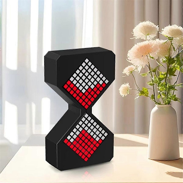 LED Elektronisk Timglas Toalett Timglas DIY Digital Sand A