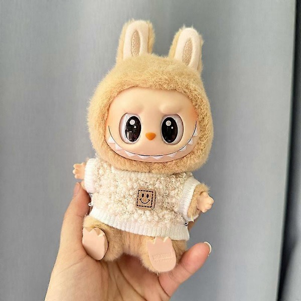 Mini pehmolelunuken vaatteet asusteet Korea Kpop Exo Labubu V1 V2 Idol-nukeille Hanhi Dinosaurus Macaron vaatelahja 12