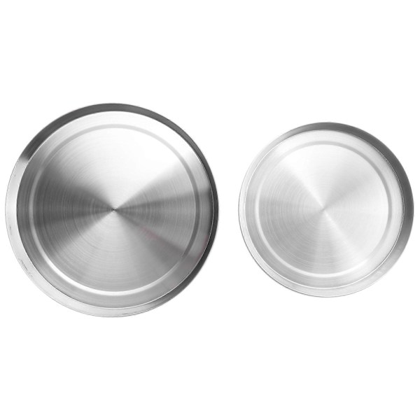 4 stk. Kokeplatebeskyttere i rustfritt stål, komfyrtopp, beskyttelsessett, redskaper 17/21CM Kjøkken A