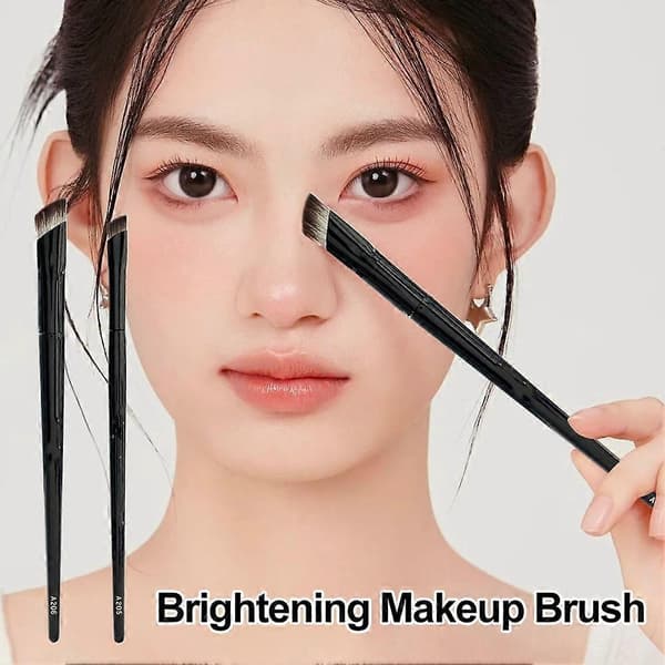Makeupbørster Flydende foundation Concealer Blandingsbørste Rouge børste Skrå