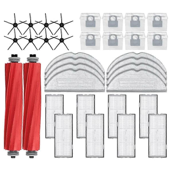For S7 MaxV Ultra / S7 Pro Ultra Tilbehør Erstatning Reservedeler Hovedsidebørste Filter Mopp Støvpose