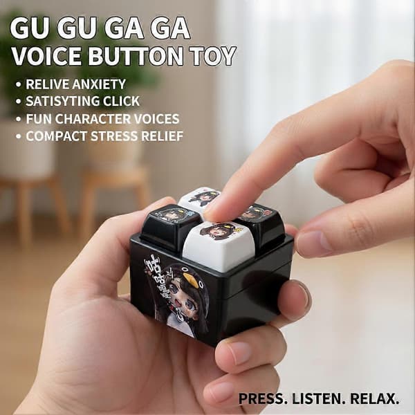 Gugu Gaga Pingvinleke - Lydeffekter Knappfidget for Stresslindring Docka